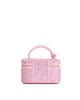 JW PEI JW PEI Cleo top handle vanity bag in pink crystal - 3