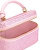 JW PEI JW PEI Cleo top handle vanity bag in pink crystal - 4