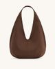 JW PEI JW PEI Dara faux suede bag in mocha brown - 1