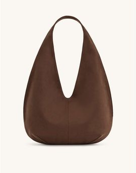 JW PEI JW PEI Dara faux suede bag in mocha brown
