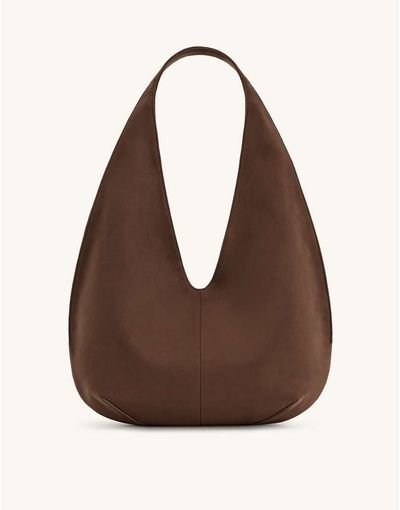 JW PEI JW PEI Dara faux suede bag in mocha brown