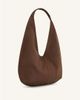 JW PEI JW PEI Dara faux suede bag in mocha brown - 2