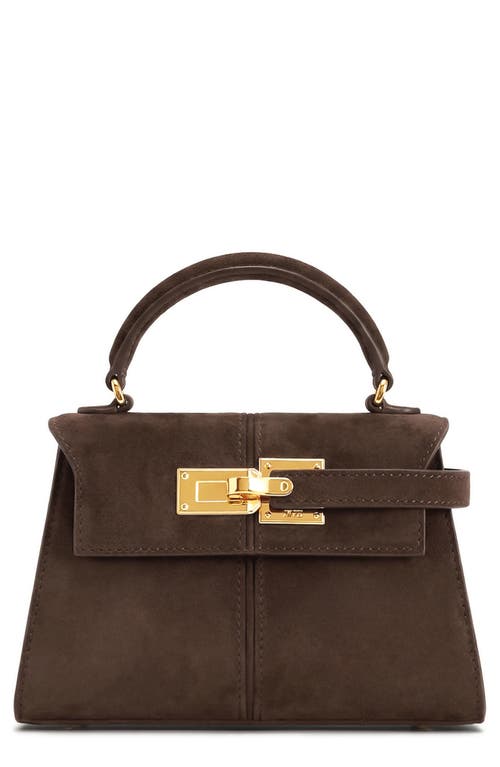 JW PEI JW PEI Elise Faux Suede Top Handle Bag
