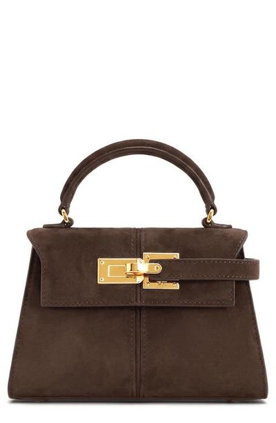 JW PEI JW PEI Elise Faux Suede Top Handle Bag
