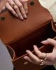 JW PEI JW PEI Elise large top handle bag in brown - 3