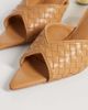JW PEI JW PEI Ellie braided sphere heel mules in khaki-Green - 2
