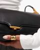 JW PEI JW PEI Eloise clean shoulder bag with gold tone hardware in black - 2