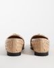 JW PEI JW PEI Elowen woven loafers with gold detailing in khaki-Green - 4