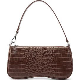 JW PEI JW PEI Eva Croc Embossed Faux Leather Convertible Shoulder Bag