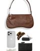 JW PEI JW PEI Eva Croc Embossed Faux Leather Convertible Shoulder Bag - 5