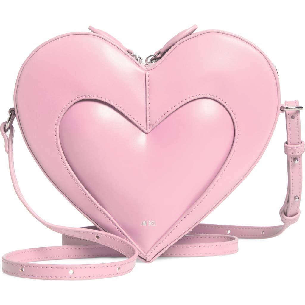 JW PEI JW PEI Francisca Faux Leather Heart Crossbody Bag