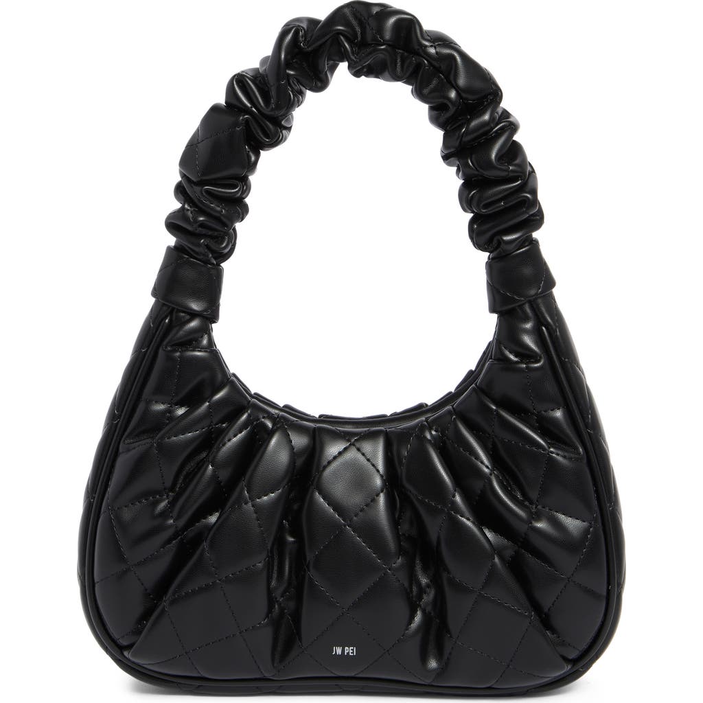 JW PEI JW PEI Gabbi Rhombus Ruched Quilted Faux Leather Handbag