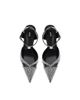 JW PEI JW PEI Haidi pointed toe crystal pumps in black and silver - 3