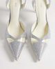 JW PEI JW PEI Haidi pointed toe crystal pumps in silver - 3