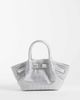 JW PEI JW PEI Hana tiny diamante tote bag in silver crystal - 1