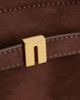 JW PEI JW PEI Hana wide faux suede tote in dark brown - 3
