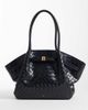 JW PEI JW PEI Hana woven texture medium tote in black - 1