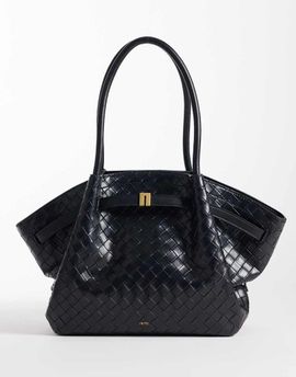 JW PEI JW PEI Hana woven texture medium tote in black
