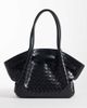 JW PEI JW PEI Hana woven texture medium tote in black - 4