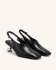 JW PEI JW PEI Hannah slingback sculptural heels in black - 2