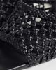 JW PEI JW PEI Hannah woven heel mules in black - 2