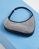 JW PEI JW PEI Harlee asymmetric shoulder bag in black crystal - 3