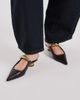 JW PEI JW PEI Helena mules with gold-tone metal details in brown - 1