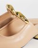 JW PEI JW PEI Helena mules with gold metal detail in khaki-Green - 2