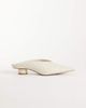 JW PEI JW PEI Helena woven pointed toe mules in beige-NEUTRAL - 1