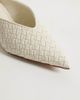 JW PEI JW PEI Helena woven pointed toe mules in beige-NEUTRAL - 3