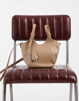 JW PEI JW PEI Ines padlock mini tote bag in beige-Neutral