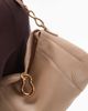 JW PEI JW PEI Jayla shoulder bag with molten buckle detailing in beige-Neutral - 4
