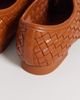 JW PEI JW PEI Kayla weave strap lace up shoes in tan-Auburn - 4