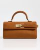 JW PEI JW PEI Keyla Faux Suede Top Handle Bag Brown One - 2