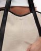 JW PEI JW PEI Kiana large tote bag in canvas and PU mix-White - 2