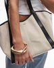 JW PEI JW PEI Kiana large tote bag in canvas and PU mix-White - 4