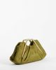 JW PEI JW PEI Leia fan clutch purse in olive green faux suede - 4