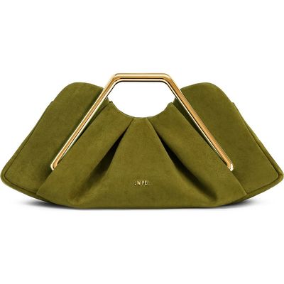 JW PEI JW PEI Lila Croc Embossed Faux Leather Clutch