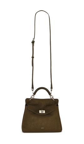 JW PEI JW PEI Lucia Classic Faux Suede Top Handle Bag