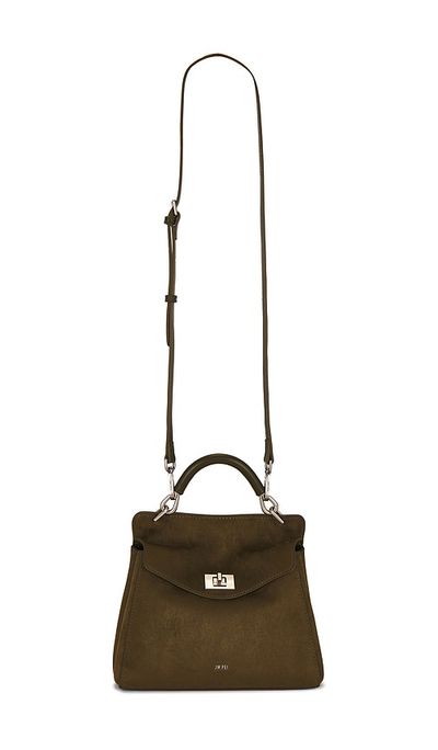 JW PEI JW PEI Lucia Classic Faux Suede Top Handle Bag