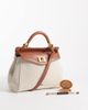JW PEI JW PEI Lucia classic top purse in brown canvas - 2