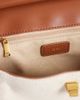JW PEI JW PEI Lucia classic top purse in brown canvas - 4