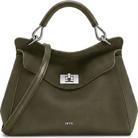 JW PEI JW PEI Lucia Faux Suede Top Handle Bag