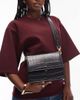 JW PEI JW PEI mini flap crossbody bag in black croc - 2