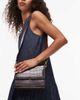 JW PEI JW PEI mini flap crossbody bag in brown croc - 2