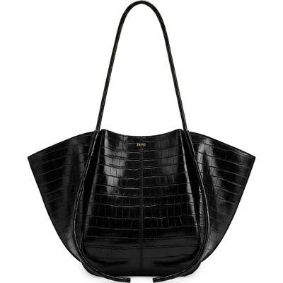 JW PEI JW PEI Nala Croc Embossed Faux Leather Wide Tote