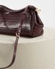 JW PEI JW PEI Naomi shoulder bag in burgundy croc-Red - 2