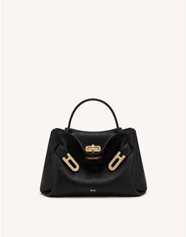 JW PEI JW PEI Rhea small top handle cross body bag in black