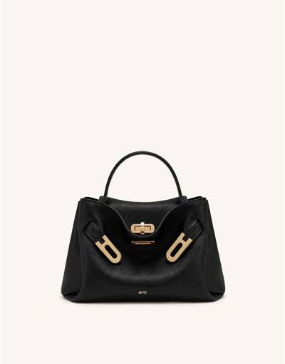 JW PEI JW PEI Rhea small top handle cross body bag in black