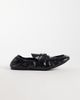 JW PEI JW PEI Rowan ruched slip-on loafers in black - 1